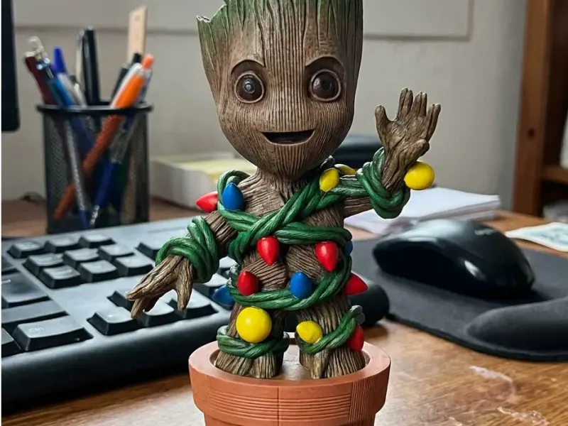 Christmas Baby Tree Figure | Decoration | Cute Hero Plant