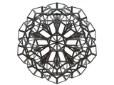 Wireframe Shape Penta Flake Dodecahedron-2