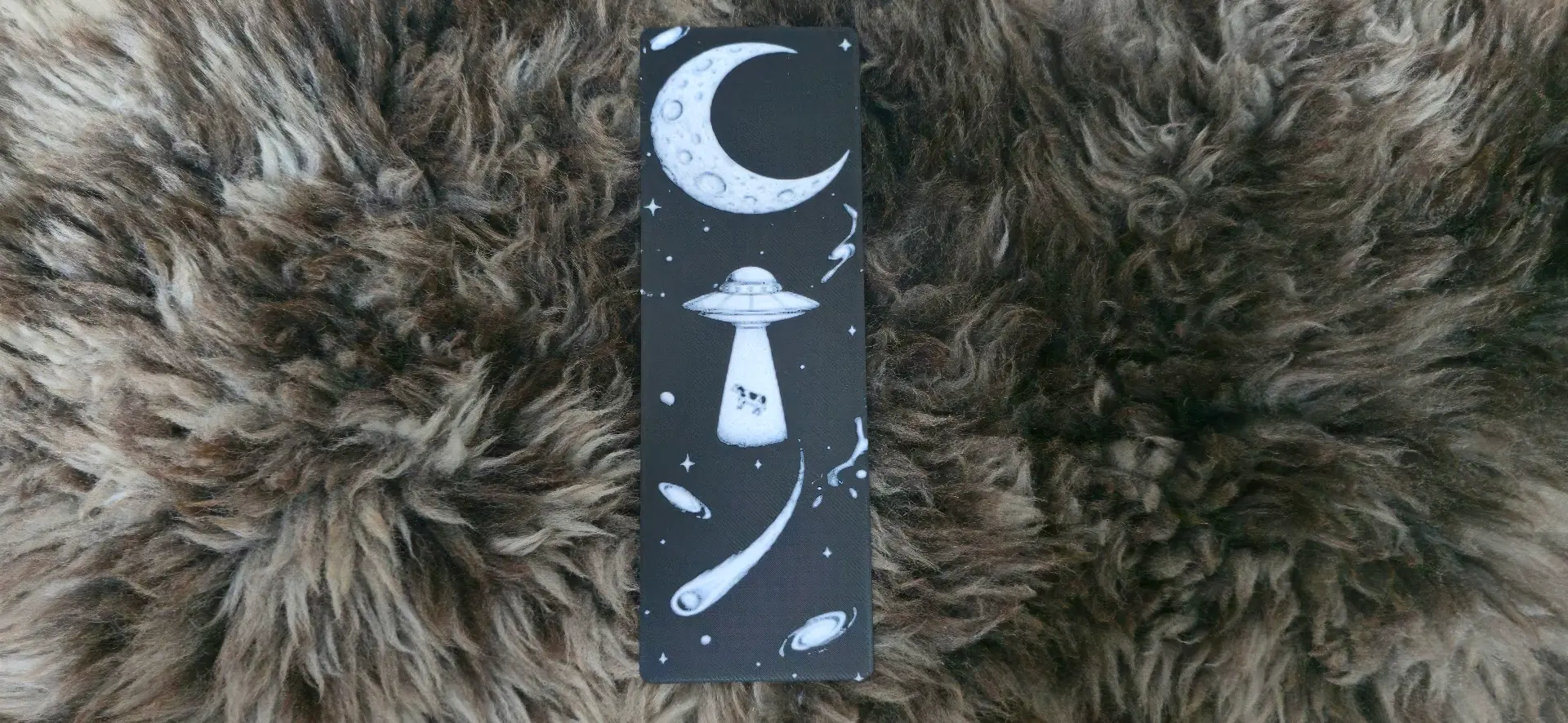 UFO Cow Abduction Bookmark