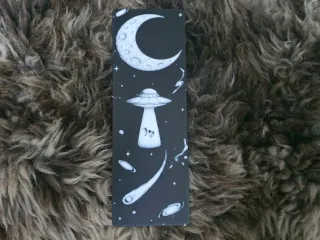 UFO Cow Abduction Bookmark