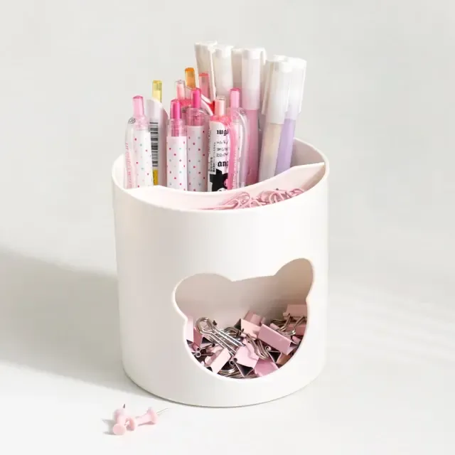 Leuke pennenhouder, make-up &amp; borstelpot, opgeruimd briefpapier, potlood