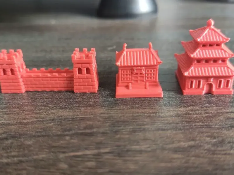 Catan-Spielsteine im chinesischen Stil