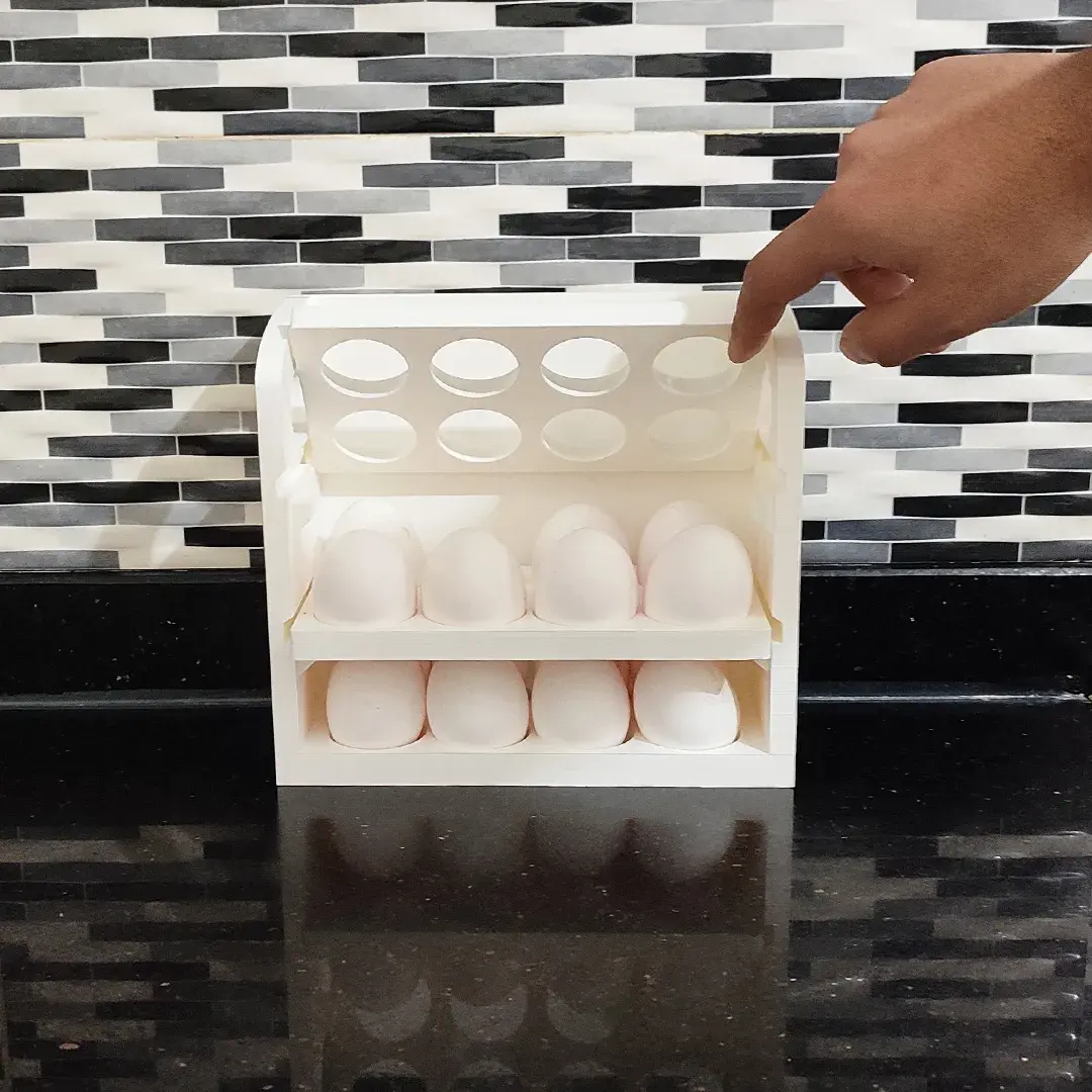 Egg Holder, Egg Storage Rack, Refrigerator Organizer Box