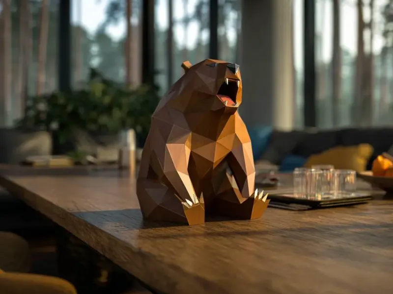 Polygonal Bear 01