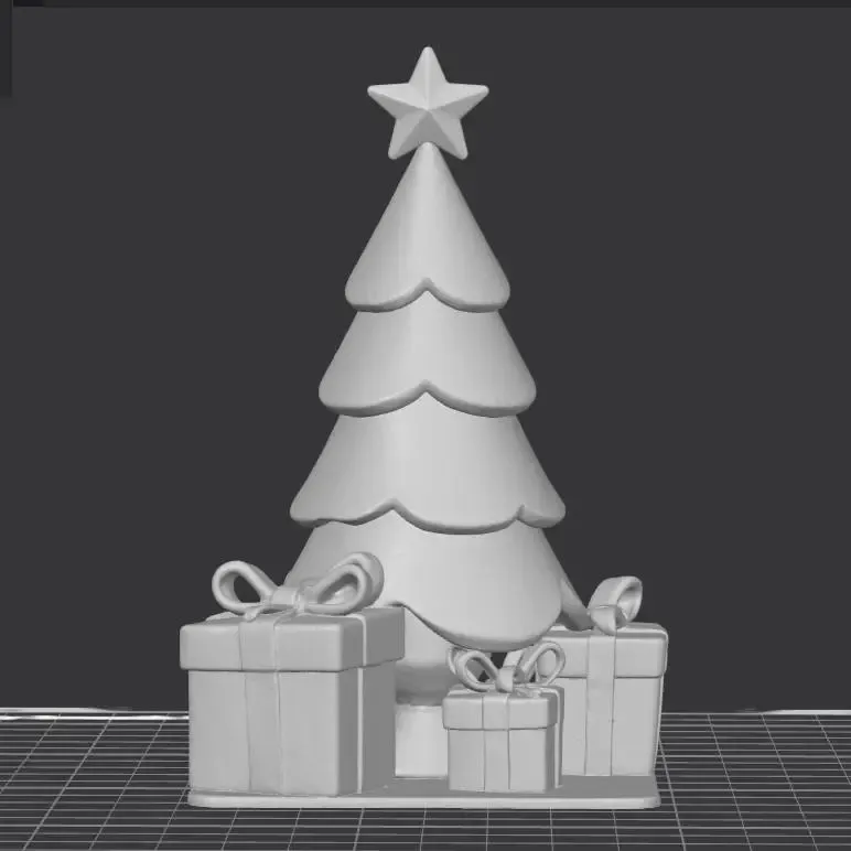 Holiday Tree Presents Sculpture