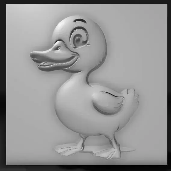 gosling cartoon, playful pose waddling, oversized head,