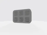 set box with compartments, thk 3mm, in size 10x10mm-0