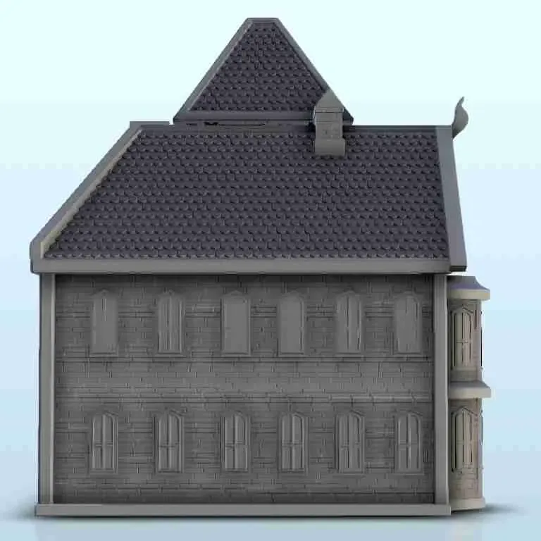 Gothic house 13 - scenery medieval miniatures warhammer