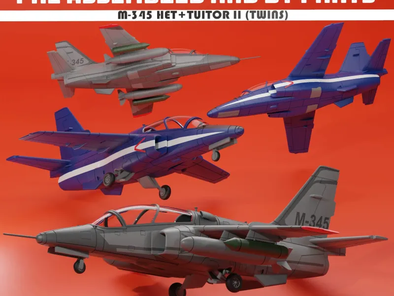 Aermachi M-345 HET TUTOR II TWINS PACK V2