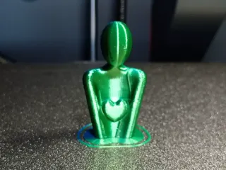 Mother sculpture with heart