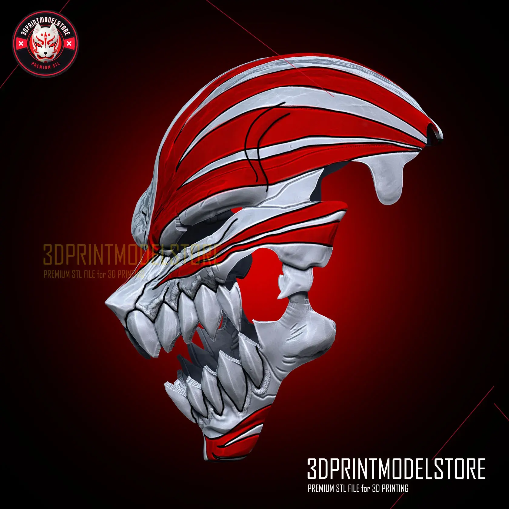 Bleach Ichigo Maschera vuota - Mascella mobile - Anime Cosplay