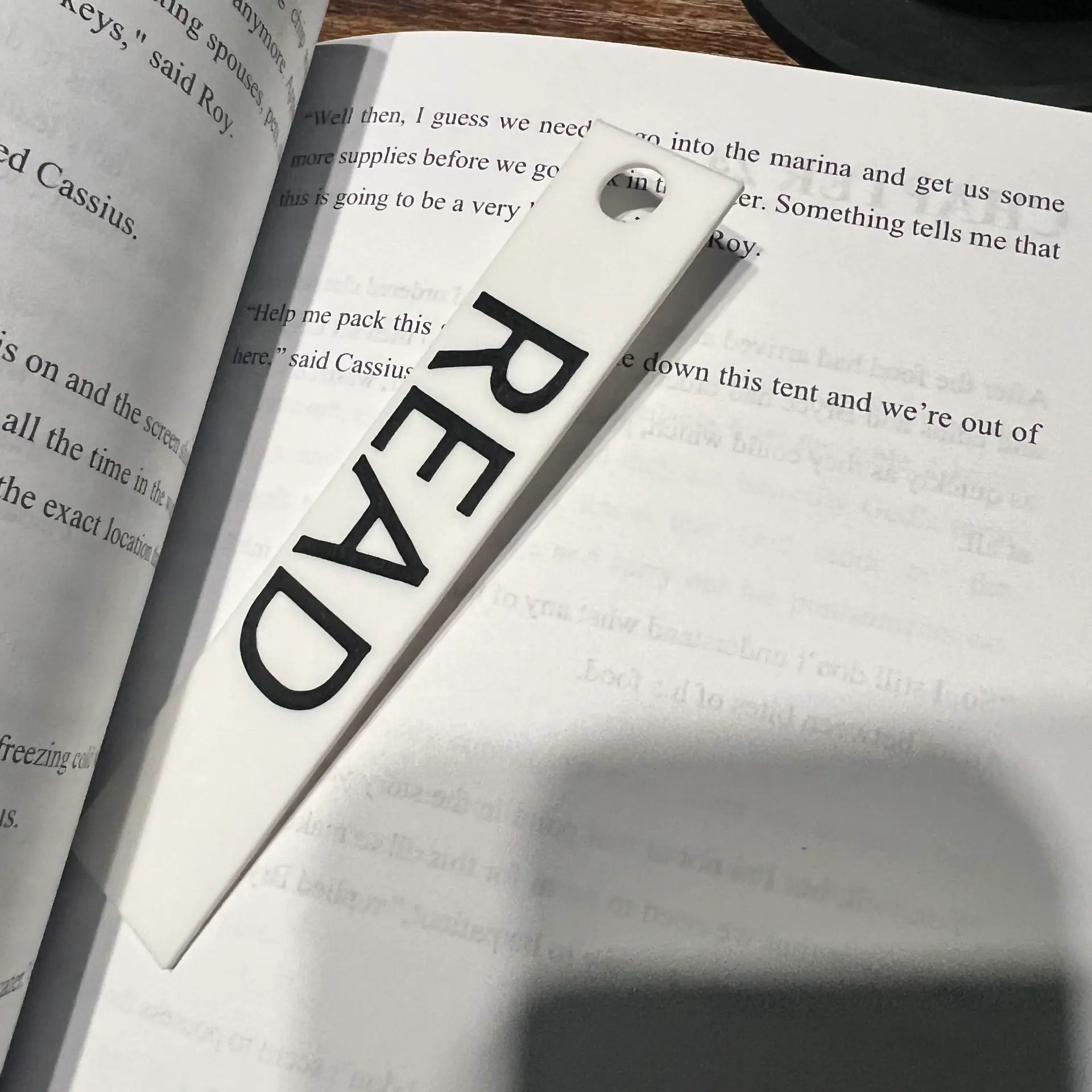 Read Bookmark - two color