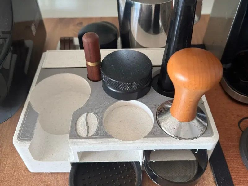 Espresso Coffee Station Corner Accesories Modular Organizer