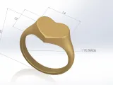 Signet ring heart-4