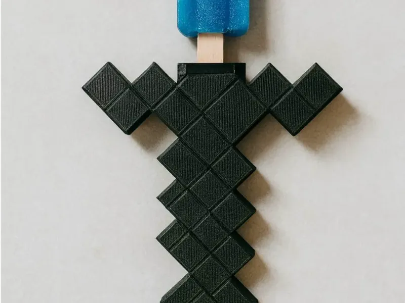 Minecraft Popsicle Holder