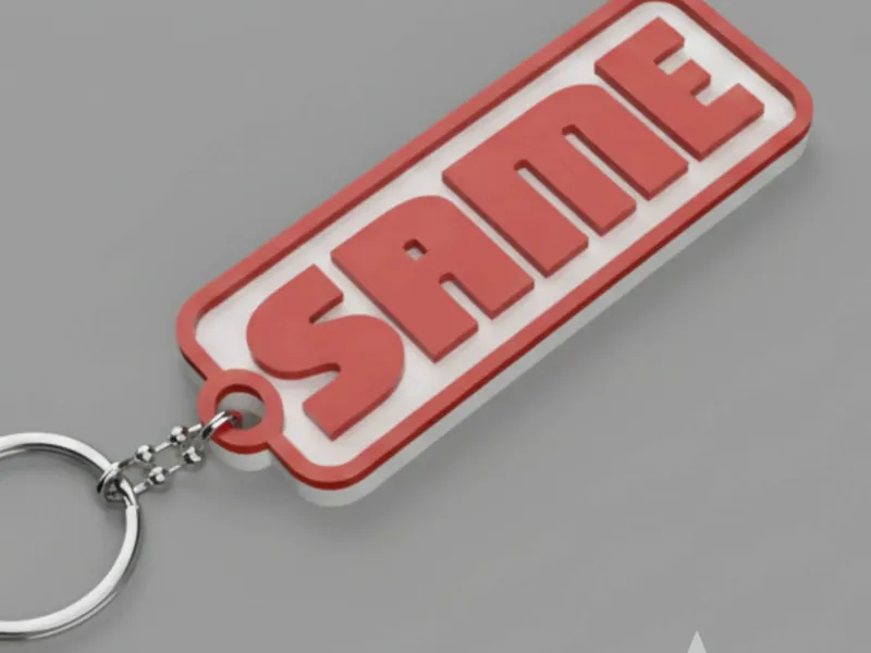 Chaveiro com o logotipo da Same
