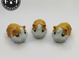 Flexi Tiny Cavia, Keycahin version and 3mf files included-3