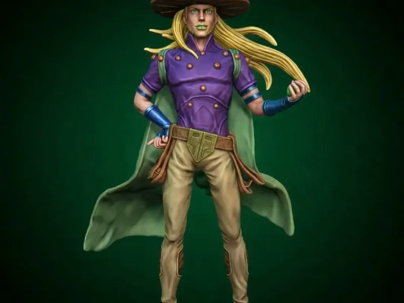 Gyro Zeppeli - JoJo Steel Ball Run 3D Printable Figure