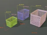 Storage baskets 3 different sizes-1