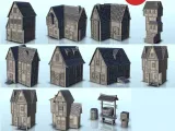Medieval architecture pack No. 1 - miniatures warhammer figu-0