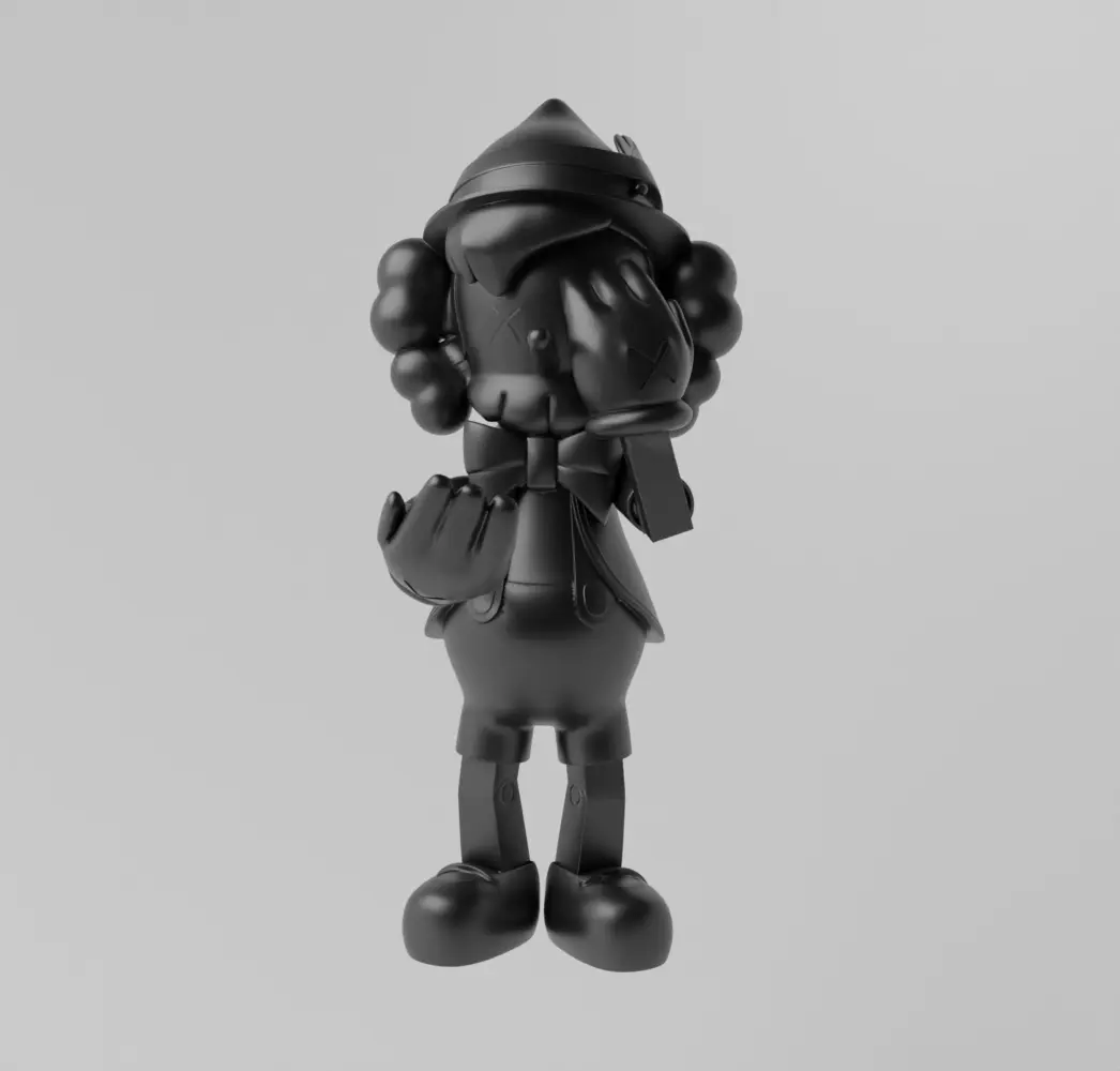 Kaws Pinocchio Art Toy Fan Art