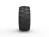Tire of Vintage Pulling tractor Version 2 Scale 1:25-4