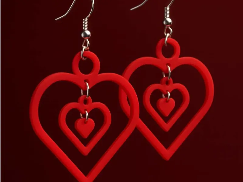 Earrings 58 - Easy print - Free