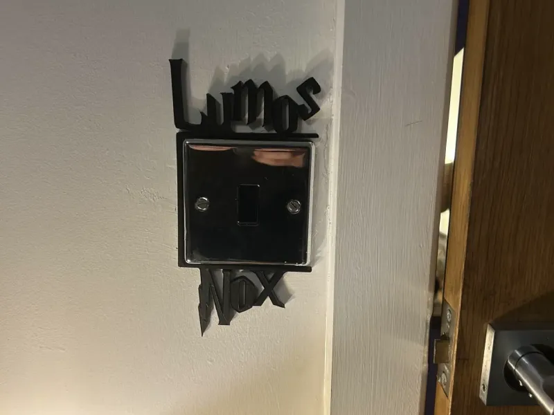 Harry Potter Lumos/Nox Light Switch Surround
