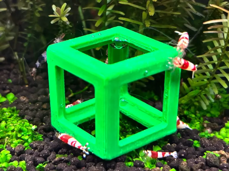 Cube decoration for aquarium