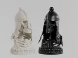 ♟️JUEGO DE AJEDREZ - CORONA DE HUESOS 3D-5