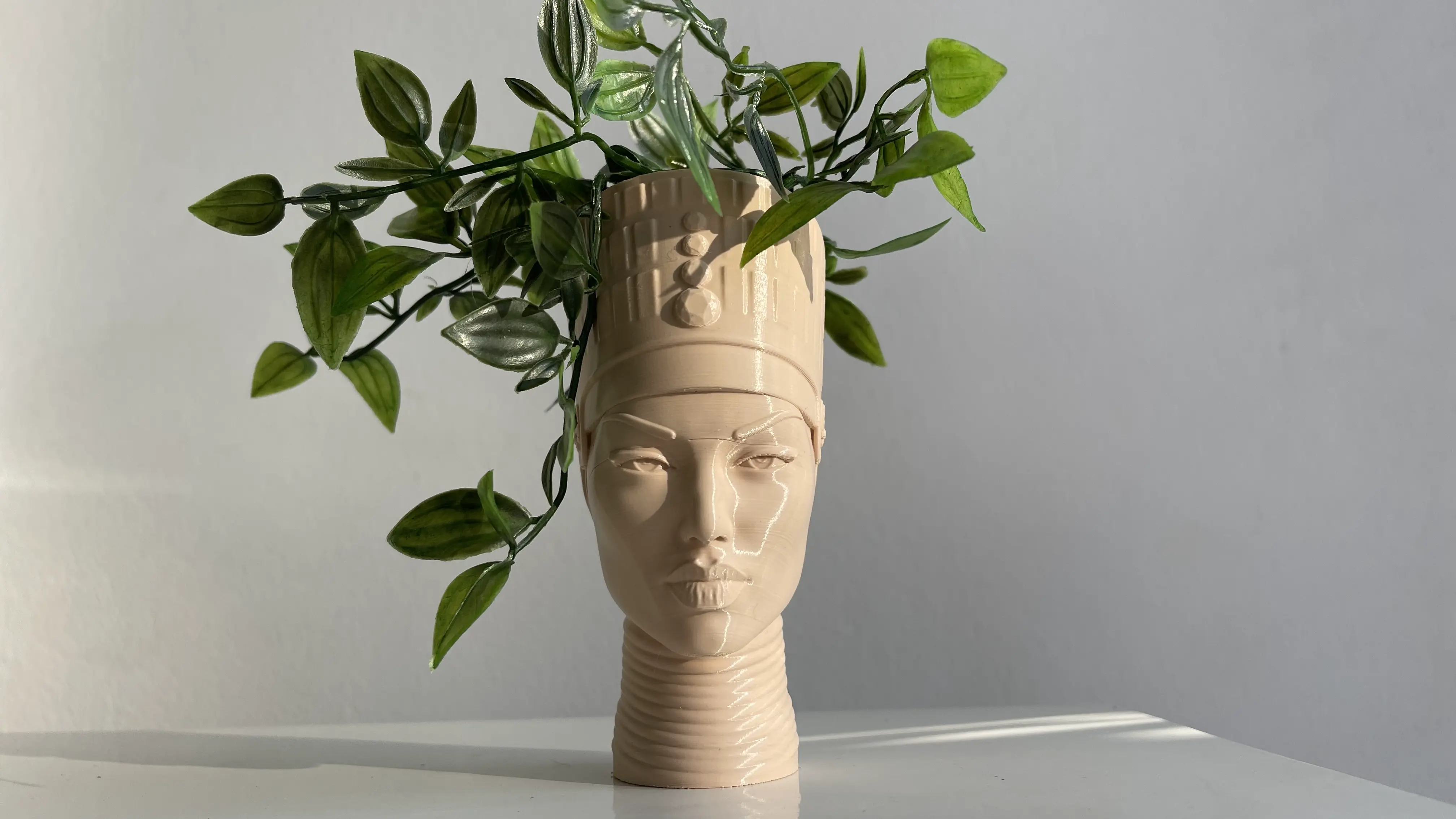 EGYPTIAN FLOWER POT,VASE-NO SUPPORTS-NO RAFTS
