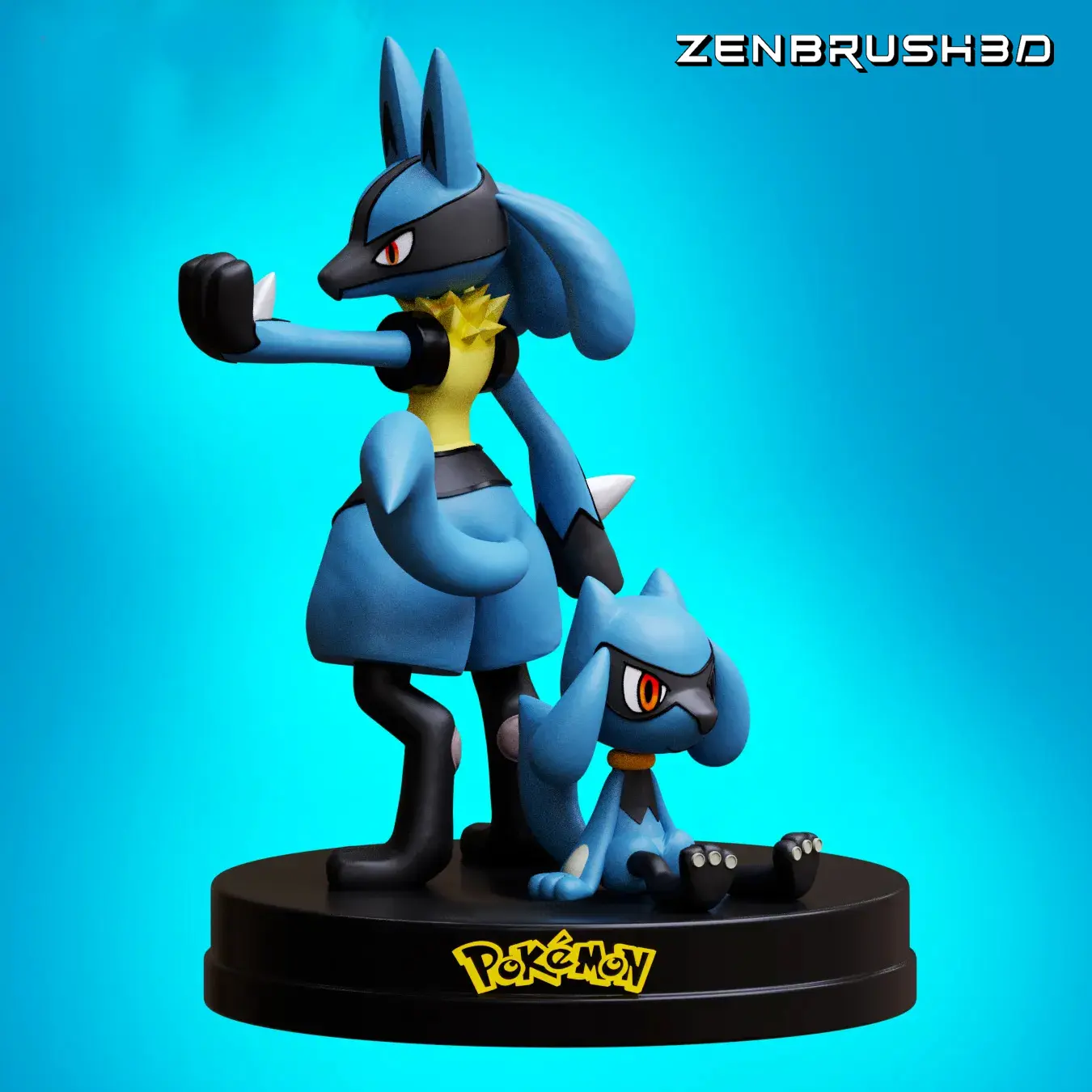 RIOLU LUCARIO - POKEMON EVOLUTION