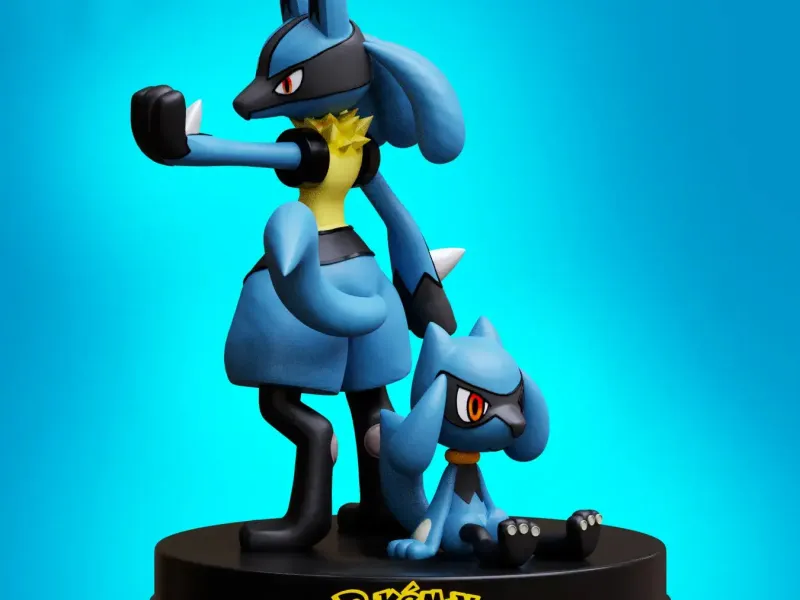 RIOLU LUCARIO - POKEMON EVOLUTION