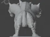Cerberus Statue STL-5