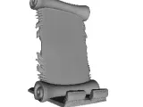 cellphone stand parchment / graduated diploma-2