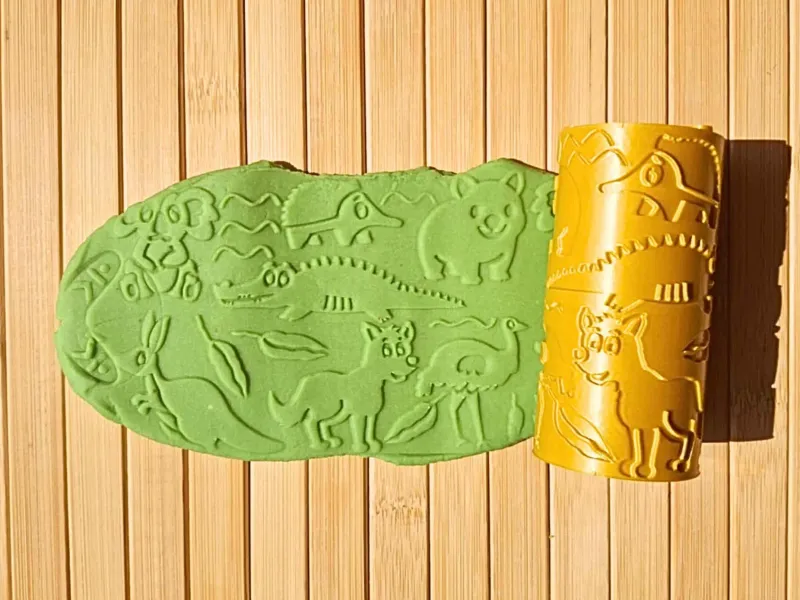 Australian Bush Texture Roller for Sensory Play
