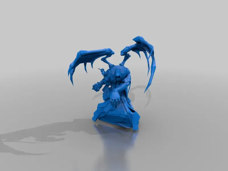 daemon prince - nurgle - reposed with scythe