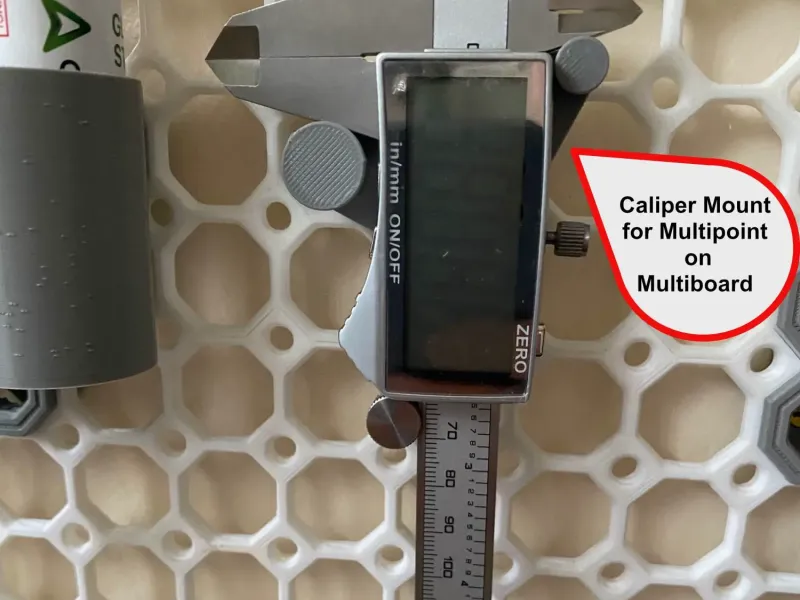 حامل مقياس الفرجار لـ Multiboard باستخدام Multipoint