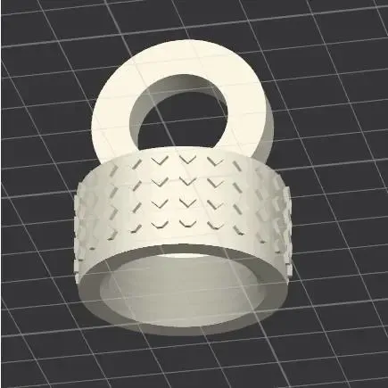 Hot Tub Drain cap with pull tab V2