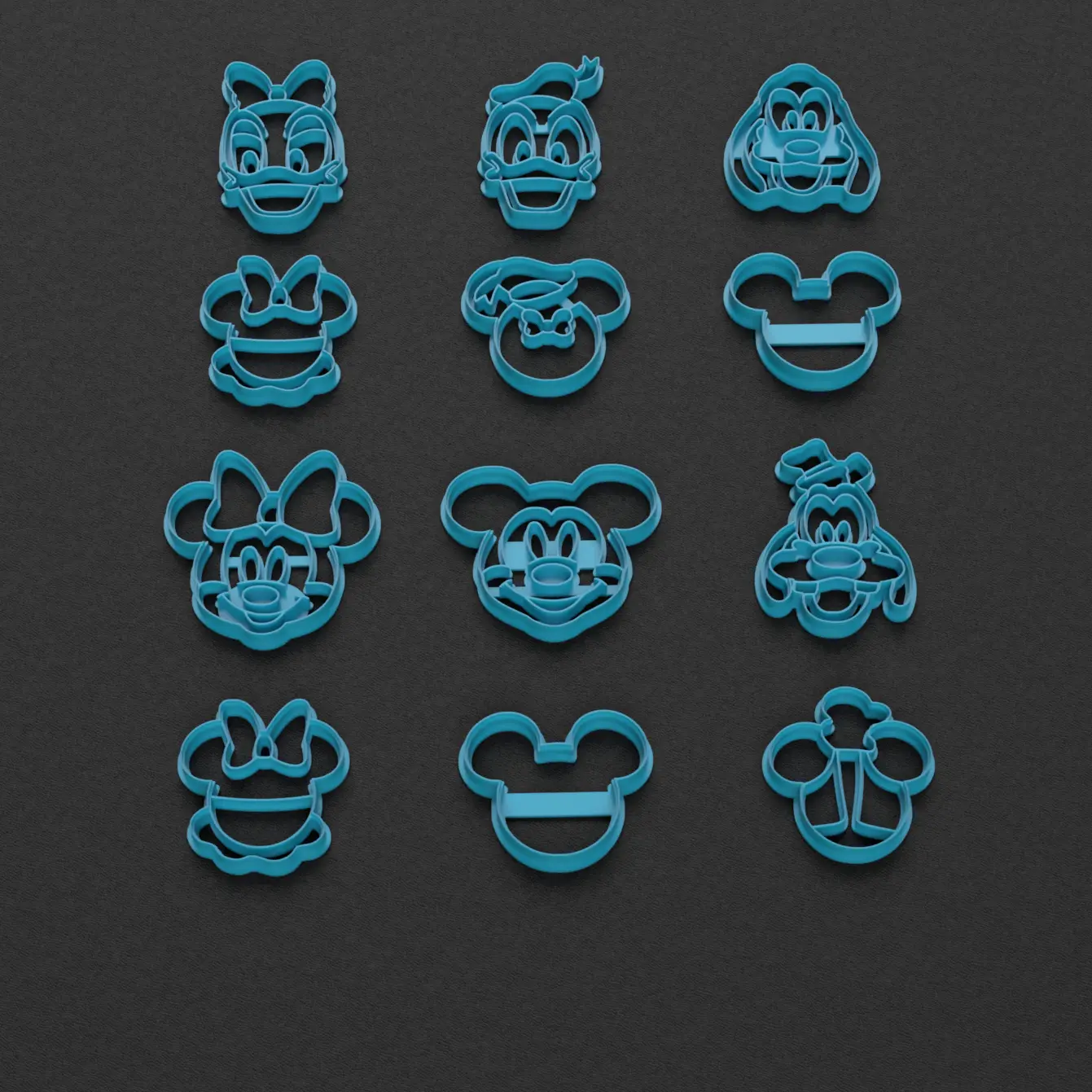 Disney Cookie - Cutter Set
