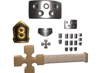 FREE - Fire Force Costume hard parts