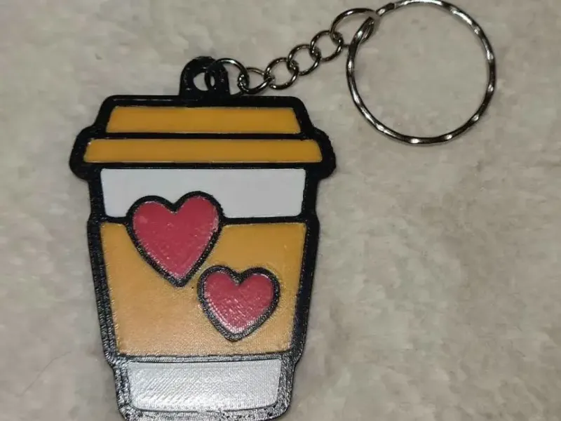 コーヒー好きのためのキーチェーン