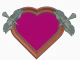 Dove hart picture fram-3