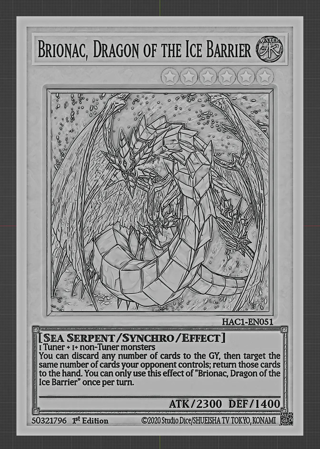 Brionac, Dragon of the Ice Barrier - yugioh