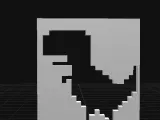 chrome t-rex stencil / stencio do t-rex do Chrome-3