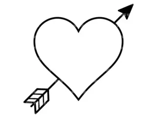 Corazon con flecha