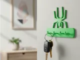 Modern Wall-Mounted Key Holder – Minimalist 3D Printable Ent-0