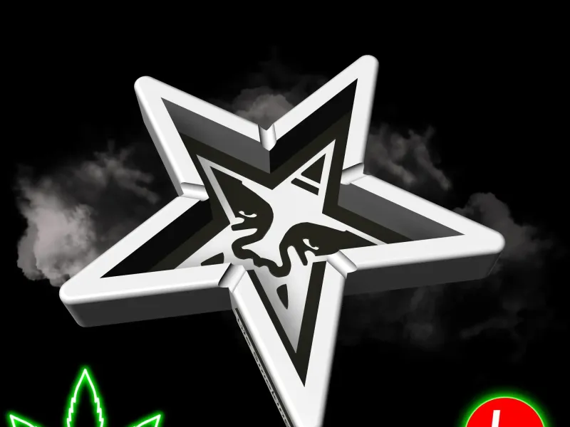 Ashtray and Tray Star Obey
