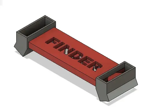 External Enclosed Spool Holder for Flashforge Finder