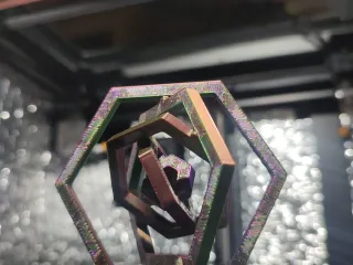 hex gyroscope figet toy